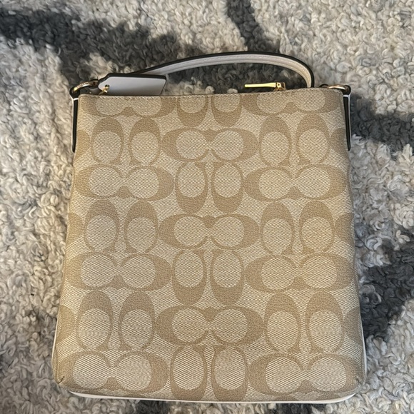 Light khaki signature Rowan file bag mini - Picture 2 of 5